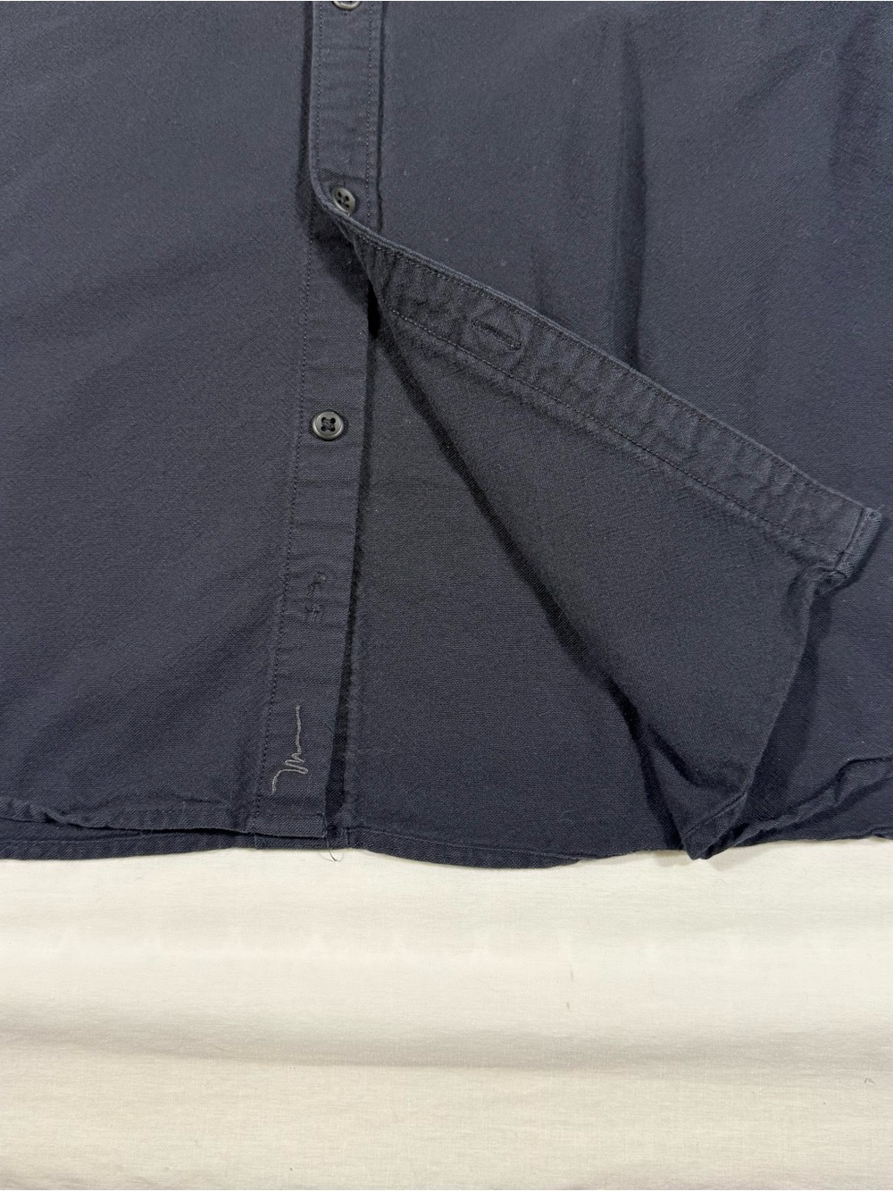 Marc Anthony Men's Slim Fit Long Sleeve Black Shirt - Size M Button Down Cotton - Picture 6 of 12